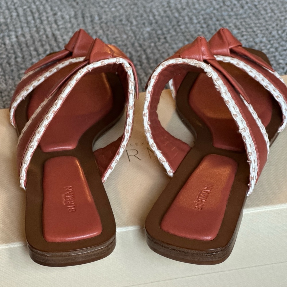 Alexandre Birman Brown and Cream Sandals - Picture 5 of 6